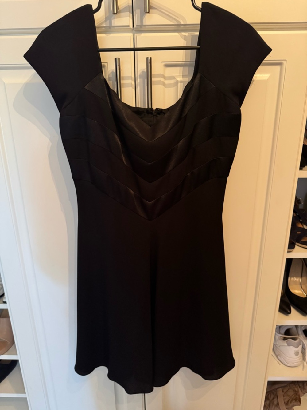 Black Women's Fit-and-Flare Dress